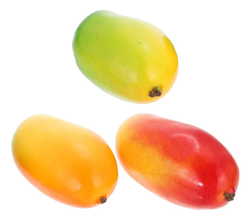 Alimento Modelo Mango Con Simulación De Fruta De Uva, 3 Unid