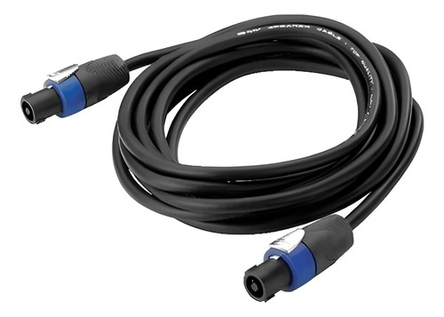 Cable Speakon Plug 10 Metros Carverpro Negro 5mm Smallbox