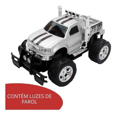 Caminhonete Carro Controle Remoto 4x4 7 Funções Racing Truck - Escorrega o  Preço