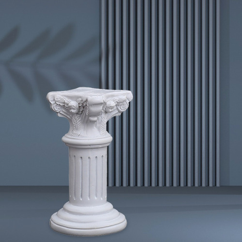 Estatua De Columna Griega Con Pilar Romano Creativo, Pedesta