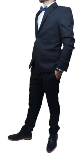 Imagen 2 de 6 de Traje Ambo Entallado Slim Fit Hombre