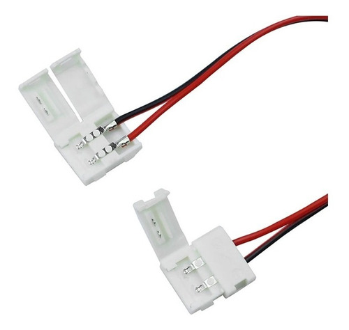 2x Punta Conector Para Cinta Led 5050  2 Pines