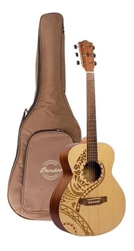 Bamboo Ga-38-pacifica  Guitarra Acústica Pacifica Con Funda