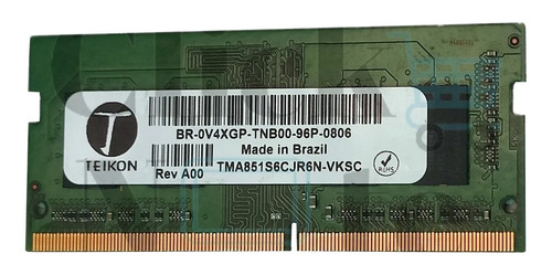 Imagem 2 de 2 de Memoria Ram 4gb Ddr4 Notebook 2400mhz Samsung Dell Acer Hp