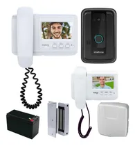 Comprar Video Porteiro Eletrônico Intelbras Ivr4 2 Telas Eletroima