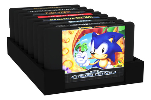 Organizador Para 8 Juegos De Sega Genesis 