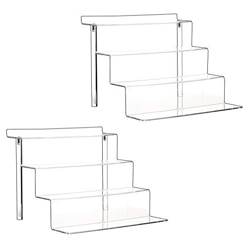 2 Paquetes De Soportes De Acrílico Transparente Exhibi...