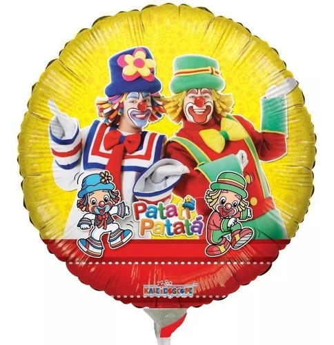 Balões Metalizados Patati Patatá 10unids 22cm +pega-balões