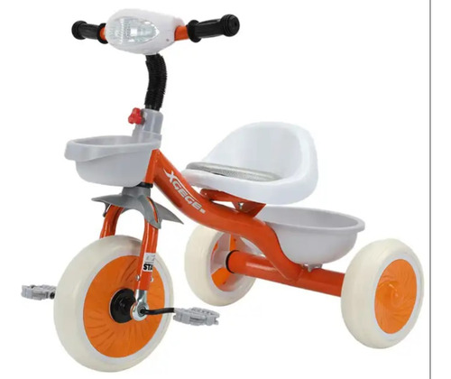 Triciclo  Buggy A Pedal Con Canastos Luces Y Sonidos