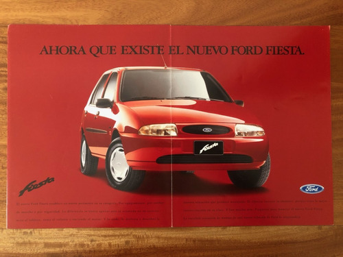 Folleto De Agencia Original De Ford Fiesta En Olivos - Zwt