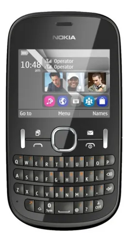 Nokia Asha 200 Dual SIM 64 MB negro 32 MB RAM