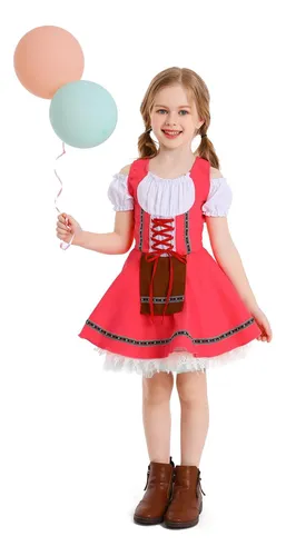Disfraz De Oktoberfest Alemán Para Niñas, Vestidos Tiroleses