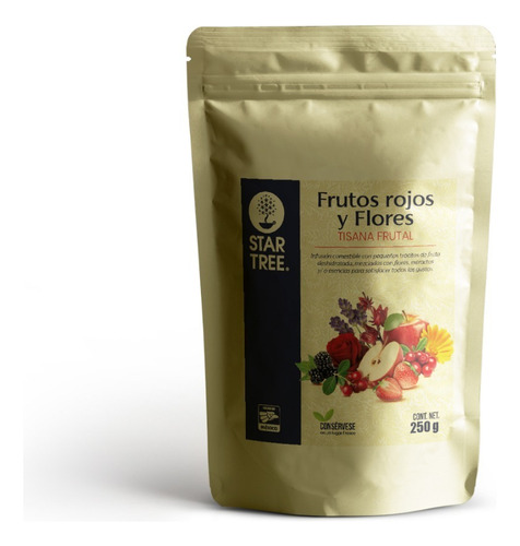 Tisana frutal Star Tree sabor frutos rojos y flores 250g