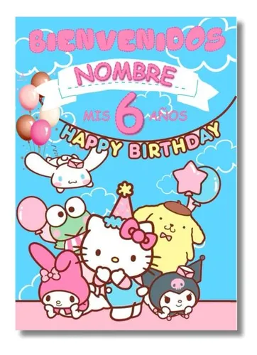comprar Hello Kitty Y Sus Amigos - Kit Imprimibles Para Cumpleaños