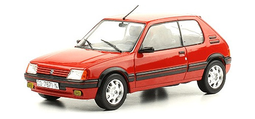 Carro Coches Salvat Peugeot 205 Gti (1988) 1/24