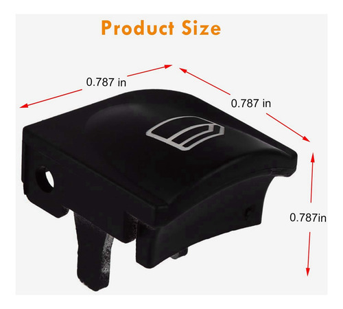 12 Fundas Para Botones De Interruptor De Ventana Para W203 W