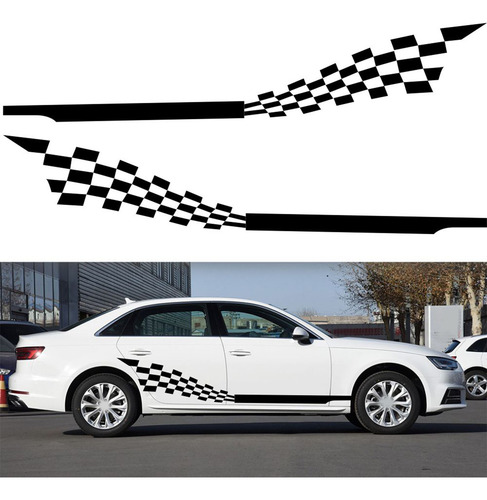Calcomanía De Coche Con Estampado De Rayas, Universal, Imper