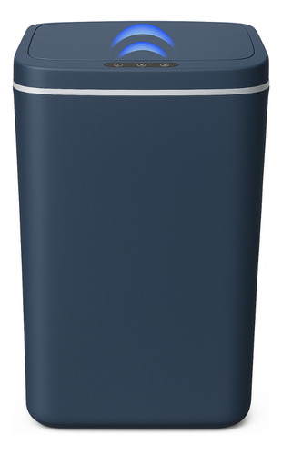 Lixeira Sensor Inteligente Automática Recarregavél Usb Cinza-escuro