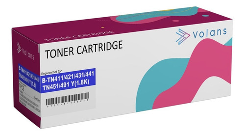 Imagen 4 de 6 de Pack 4 Toner Alternativo Tn-411b /tn-411c Tn-411m Tn-411y