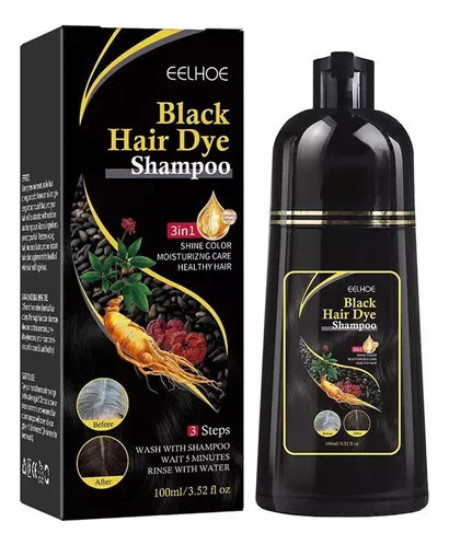 Shampoos Instantâneos 200 Ml Para Tingir Cabelos Pretos
