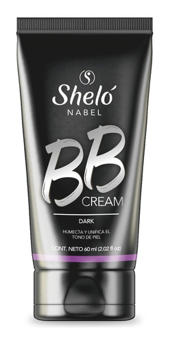 Base de maquillaje en crema Sheló Nabel Cuidado Facial BB Cream BB Cream tono dark - 60mL 60g