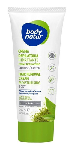 Crema Depilatoria Hidratante Corporal Piel Normal