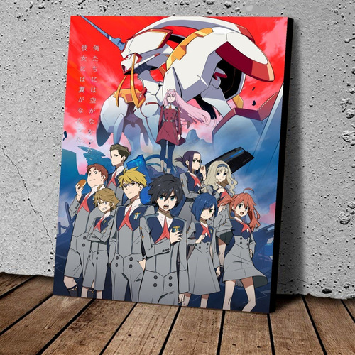 3 Cuadros De Darling In The Franxx En Lienzo Canvas A Elegir