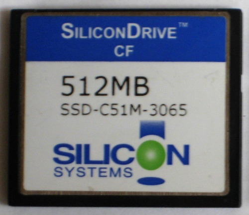 Memoria Compact Silicon 512mb Y Otras Capacidades