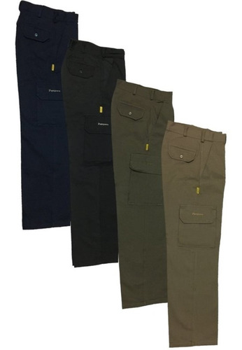 Imagen 2 de 7 de Pantalón De Trabajo Pampero Cargo Col Vs 38al54