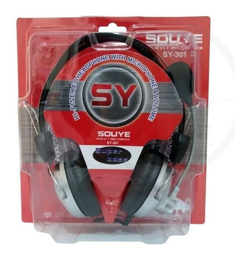 Fone De Ouvido Red Set Headphone Huanle Hl-301mv Microfone