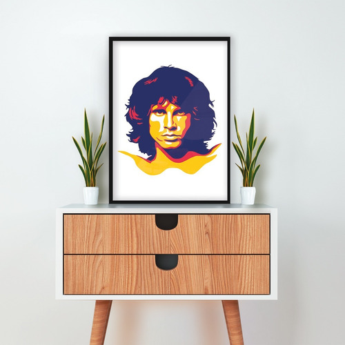 David Bowie Bob Marley Cuadros Decorativos Jim Morrison 