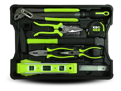 Set Herramientas Maletín Kroner 112 Pzas Cr. Vanadio Premium
