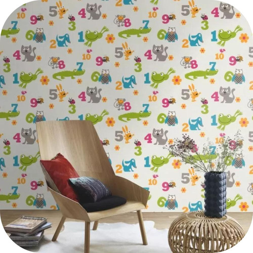 Papel Muresco Empapelar Pared Vinilico Rasch Infantil 503050