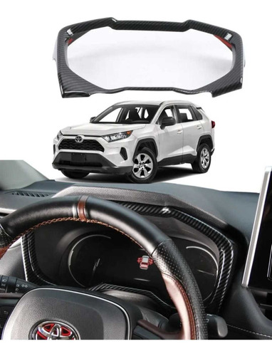 Moldura Interior Toyota Rav-4, 2019 2020, 2021 Fibra Carbon
