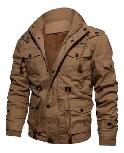 Chaqueta Holgada Con Cuello Alto Masculino Primavera Y Otoño