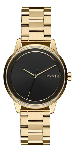 Mvmt Profile Reloj Analógico Unisex Minimalista Muse Dorado 