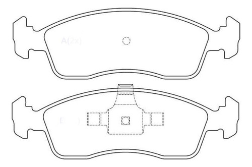 Pastilha De Freio Dianteira Fiat Uno Way 1.4 Evo