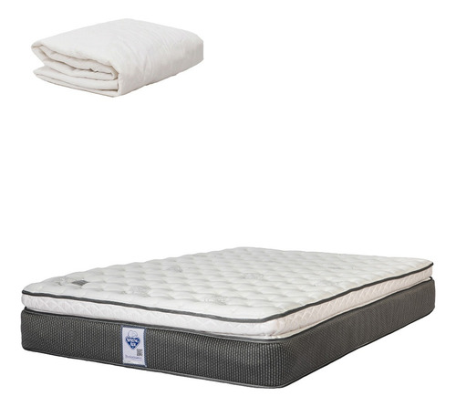 Colchon Queen Size Spring Air Phantom + Protector De Colchón