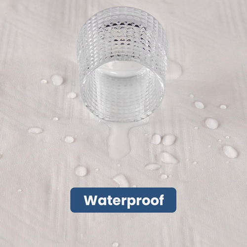 Protector Impermeable Queen Con Bolsillo Profundo Y Tela Tra