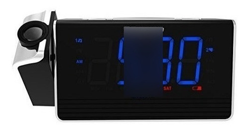 Emerson Smartset Projection Alarm Clock Radio Con Carga Usb 