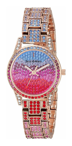 Reloj Mujer Juicy Couture Jc-1180mtrg Cuarzo Pulso Oro Rosa 