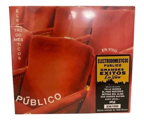 Electrodomésticos  Público (en Vivo) Cd Nuevo