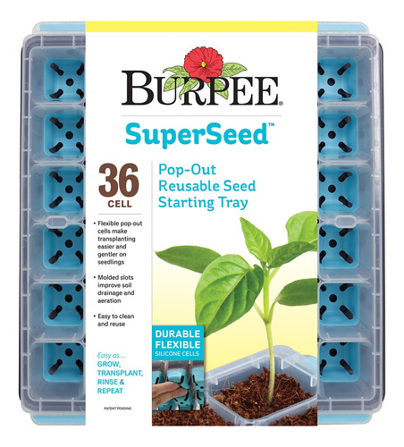 Burpee Superseed Seed Seed - Bandeja De Inicio De Semillas .