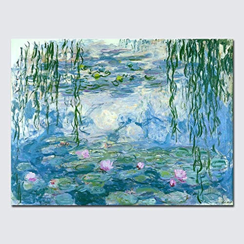 Wieco Art Nenufares De Claude Monet Pinturas Reproduccion
