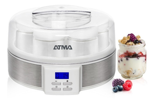 Imagen 1 de 8 de Yogurtera Atma Ym3010 Con Timer 7 Yogures