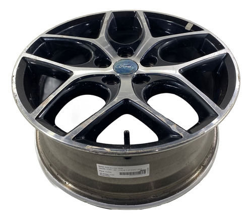 Roda Aro 17 Ford Focus Titanium 2016 2017 Com Detalhe (Usado)