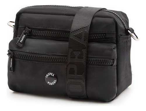 Cartera Bandolera Mujer Tropea Affi Color Negro
