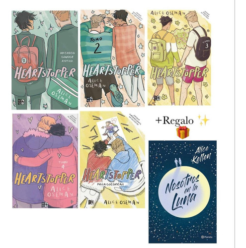 Heartstopper Saga Completa + Regalo Nosotros En La Luna