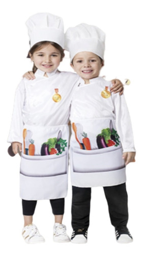  Disfraz Cheff/cocinero Infantil