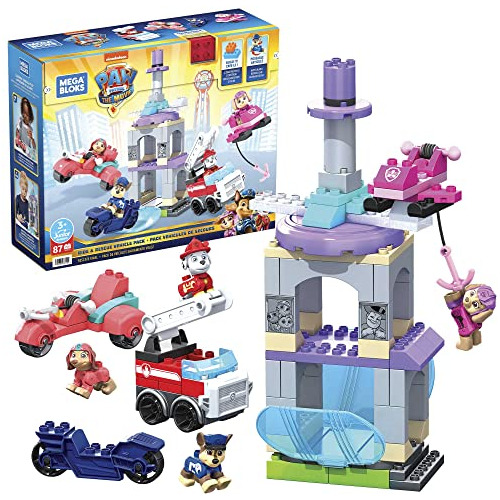 Mega Bloks Paw Patrol Toddler Building Blocks Toy Cars, Ride